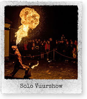 trouwfeest vuurshow